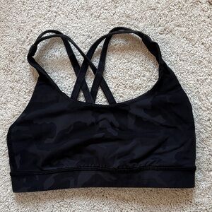 Lululemon black camo bra
